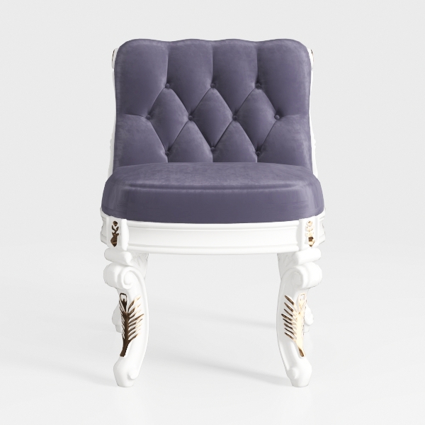 Comfortable Flannel Office Chair with Back Support