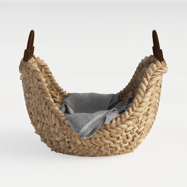 rattan basket-Modern Farmhouse