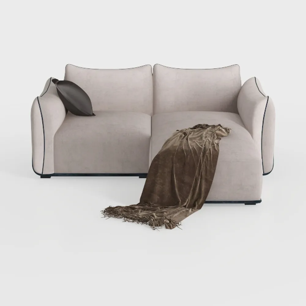 Tov Furniture Carraway Upcycled Chenille Loveseat 