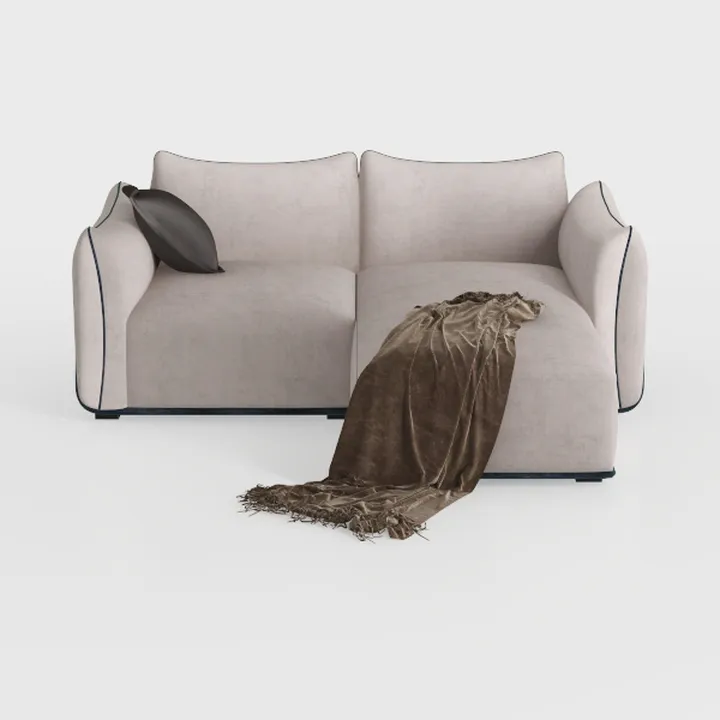 Tov Furniture Carraway Upcycled Chenille Loveseat 