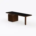BDI Furniture Corridor 6521-67.75'' x 32.25" Execu Left 45 Degree View