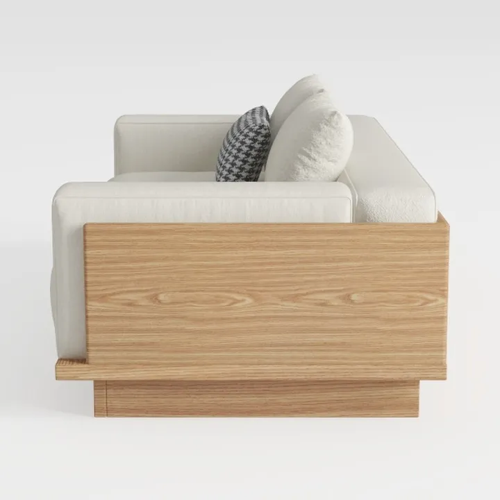 Oversized Indoor Lounge Chaise Chair with Ottoman