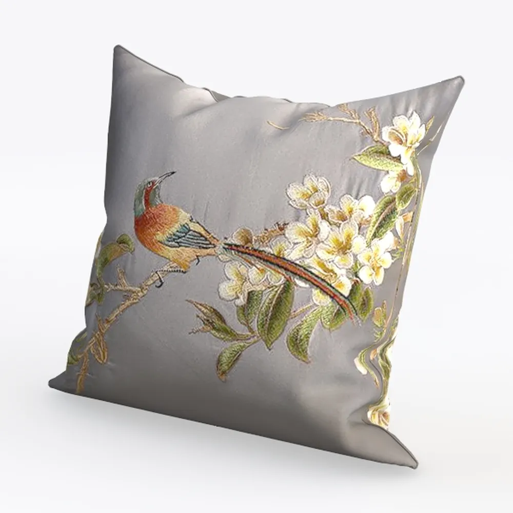Geometric Leaves Outdoor Pillow Cover 26x26 Inch