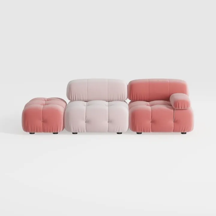 Modular Sectional Sofa, Button Tufted Designed 
