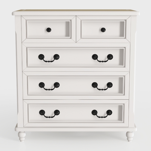 Farmhouse 8 Drawer Dresser，Wood Wide Chest Dresser