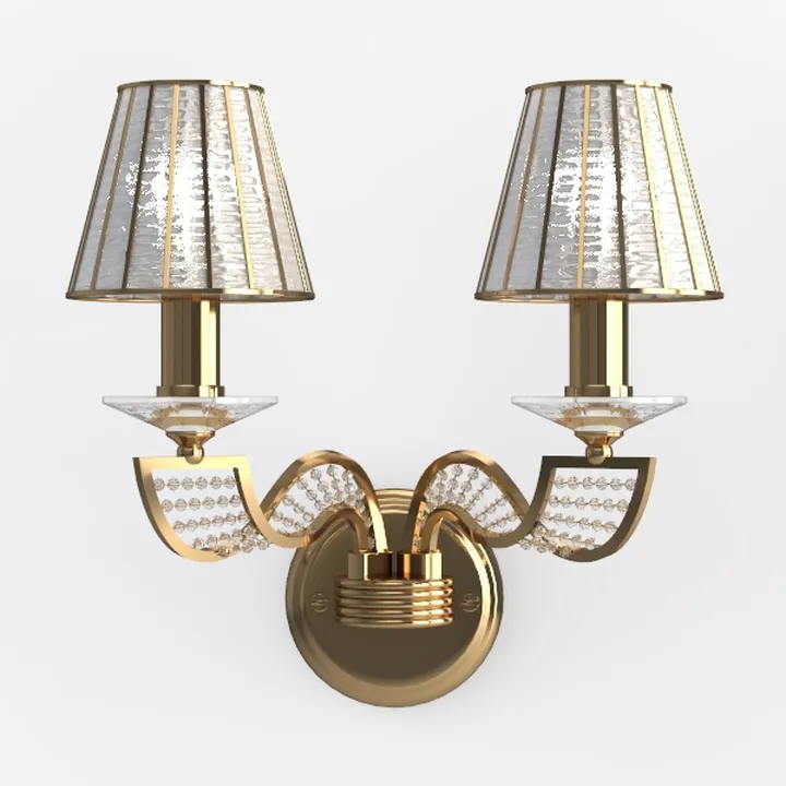 Adust Bow Antique Brass Wall Sconces Lighting
