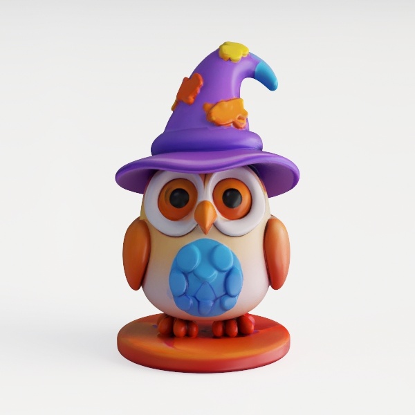 owl figurine-Halloween