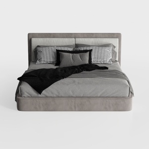 Atlin Designs Upholstered Queen Tufted Panel Bed i