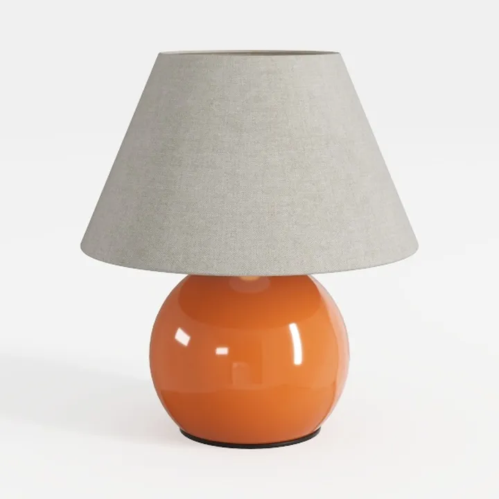 Farmhouse Table Lamps Black 18.8" Tall Ceramic