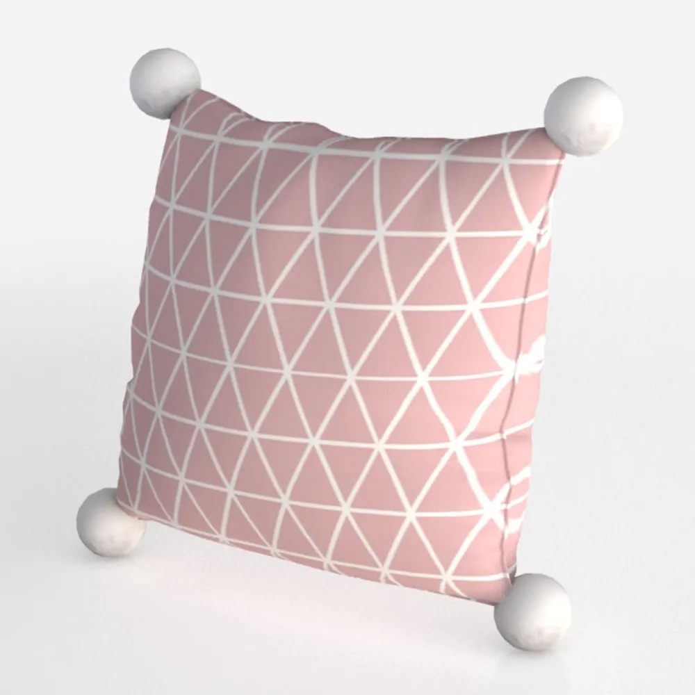 Outdoor Waterproof Pillow Covers for Patio Pink