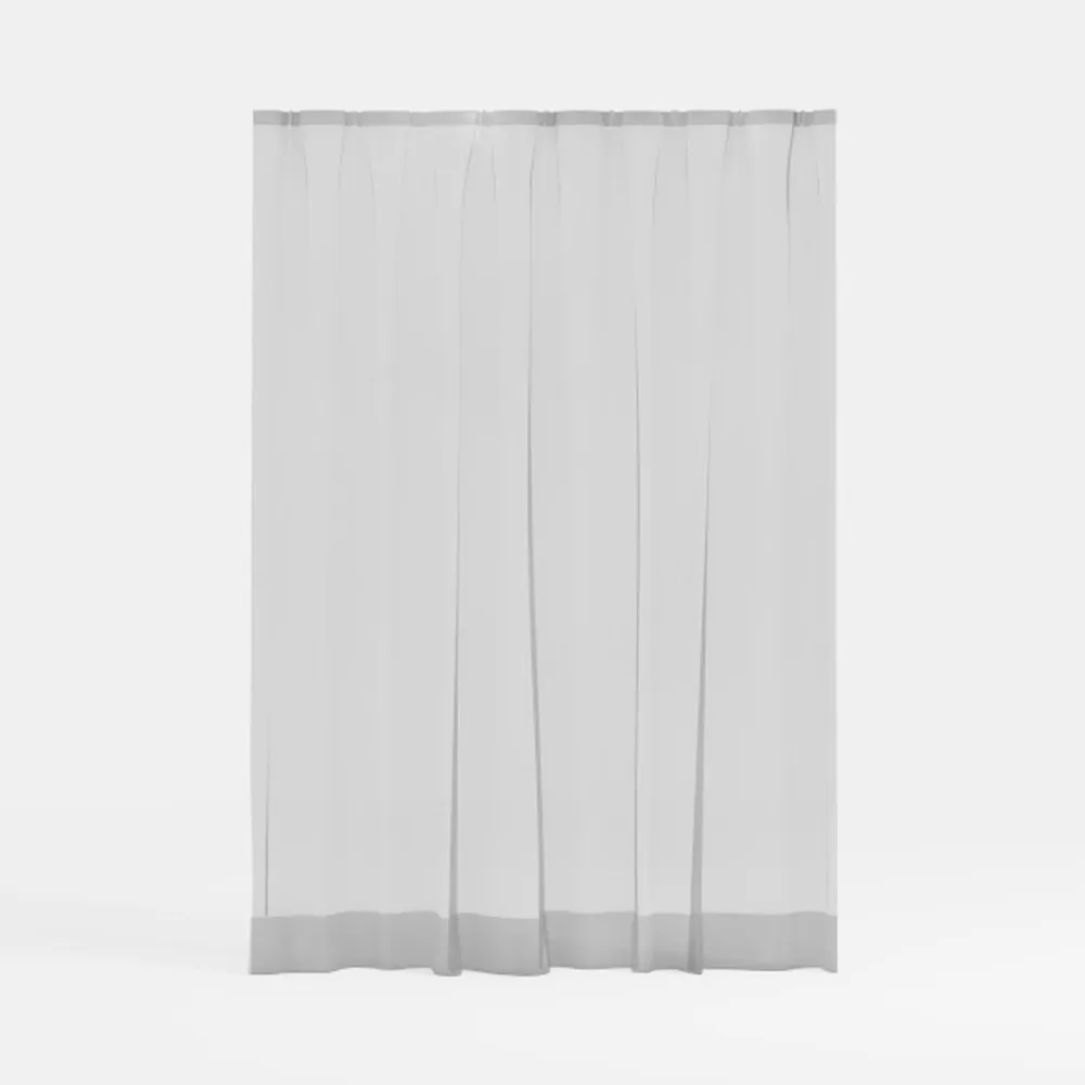 N&Y HOME Waffle Weave Shower Curtain with Snap-in