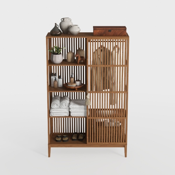 side cabinet-Serene Japanese