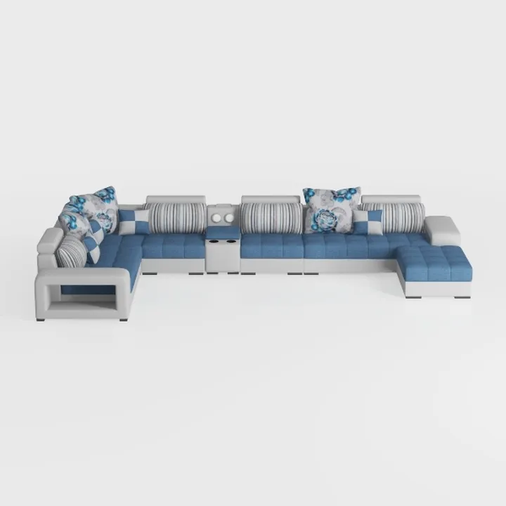 GoDoco Oversized L-Shaped Sectional Sofa with Chai