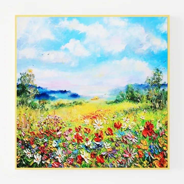 SERIMINO Nature Landscape Wall Art, Lakeside