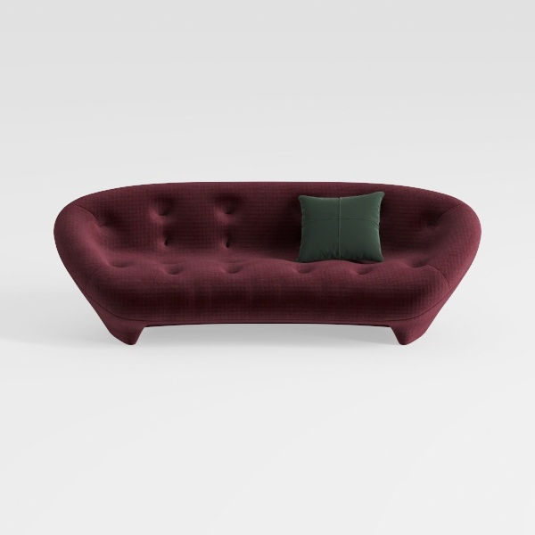 Sdorens Bubble Couch, Curved Loveseat Sofa, Memory