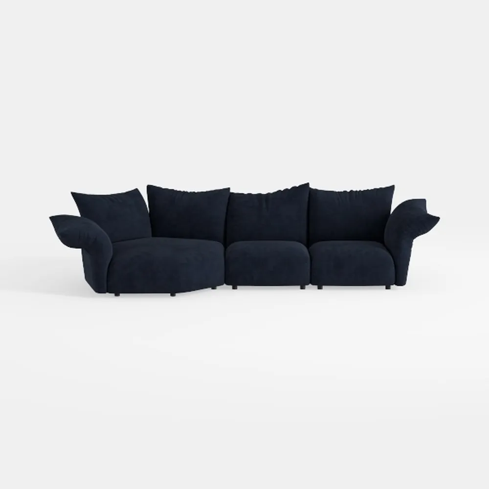 102.7" W Cloud Sectional Couch, Cloud Sofa with Le