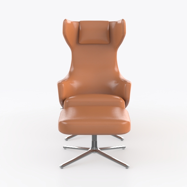 Executive Office Chair - High Back Rocking PU Leat