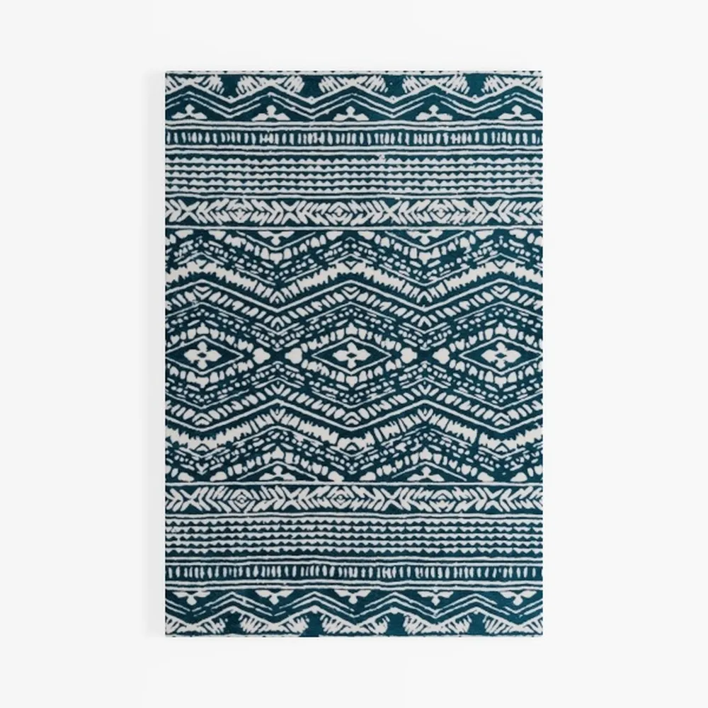 Moynesa Ultra-Thin Washable Area Rug - 3x5 Blue