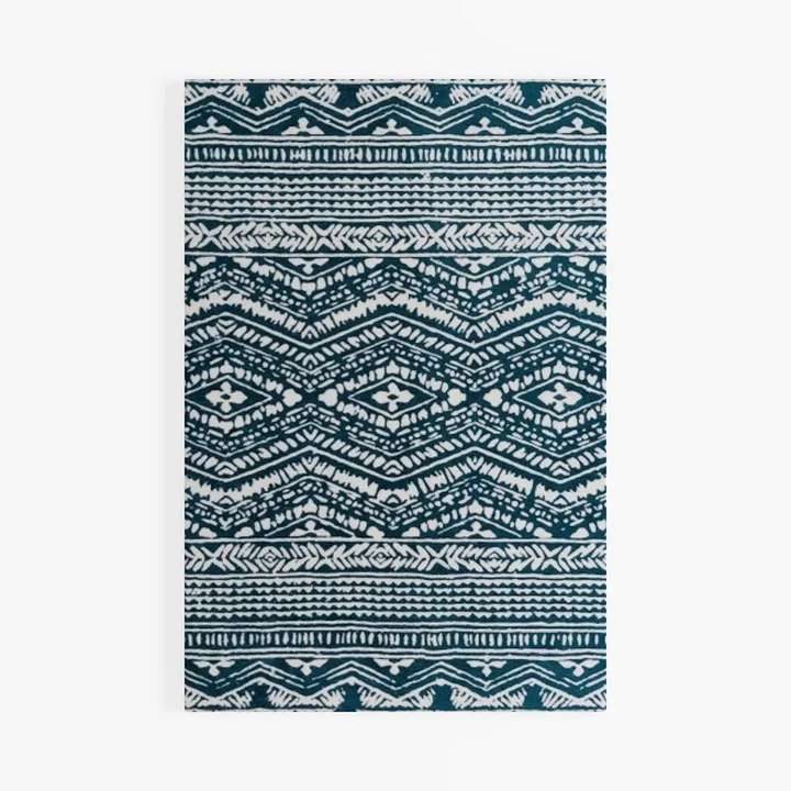 Moynesa Ultra-Thin Washable Area Rug - 3x5 Blue