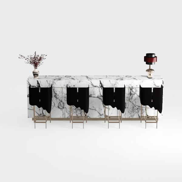 Generico Elegante Set di Tavolo e sedie da Bar - Robusto Mobile da Pranzo con Struttura in Metallo per Cucina, Soggiorno e Sala da Pranzo - Tavolo da Bar Compatto con sedie (47,5 x 20 x 41,5 Pollici)