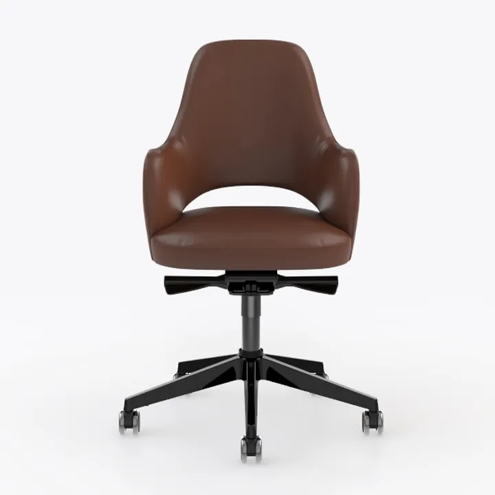 Bestier Swivel Accent Chair with Ottoman No Wheels