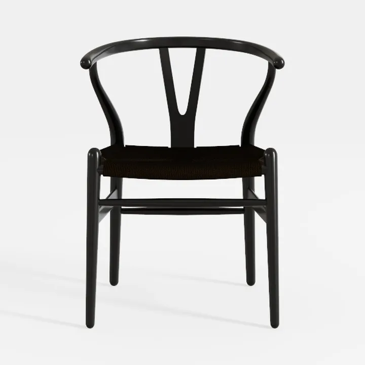 Boraam Wishbone Dining Chairs - Set of 2 - Black