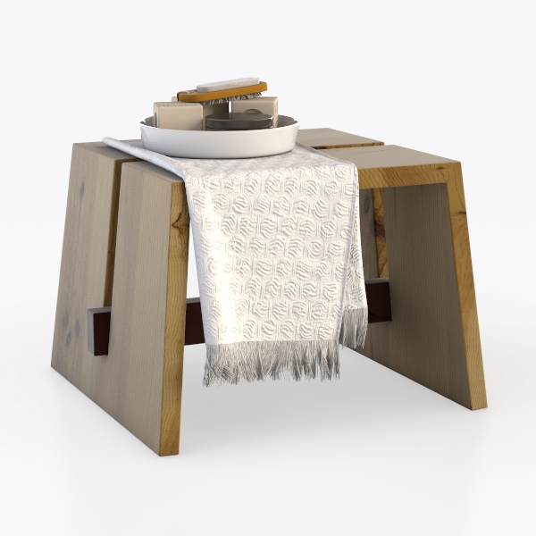 side table-Rustic Timber