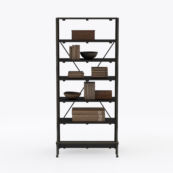 french library shelving