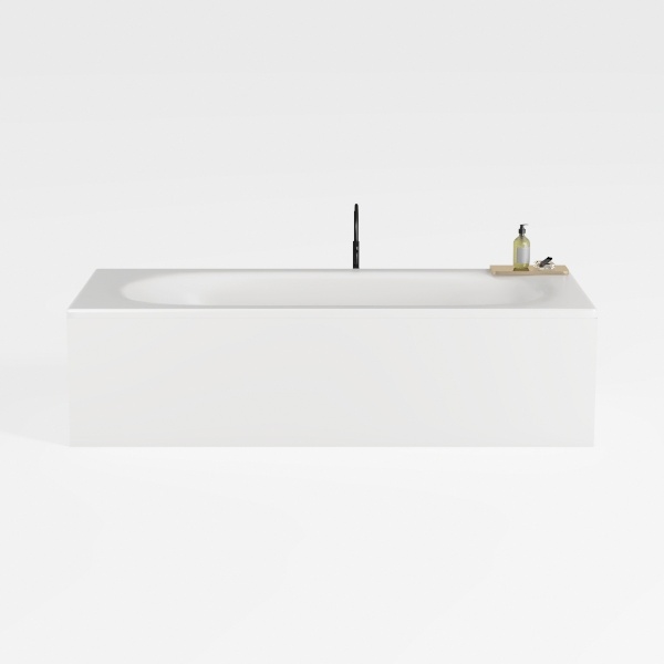 Vanity Art 67 X 32 Inch White Acrylic Freestanding