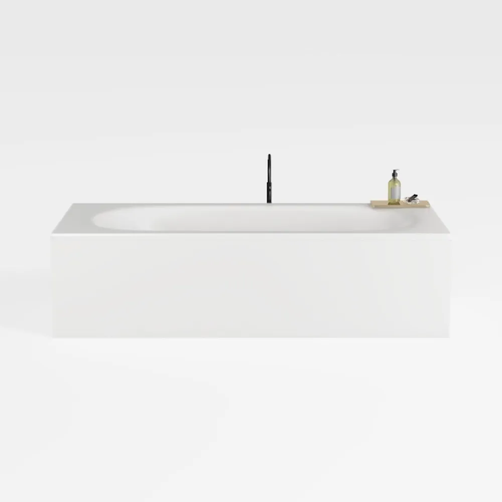 Vanity Art 67 X 32 Inch White Acrylic Freestanding