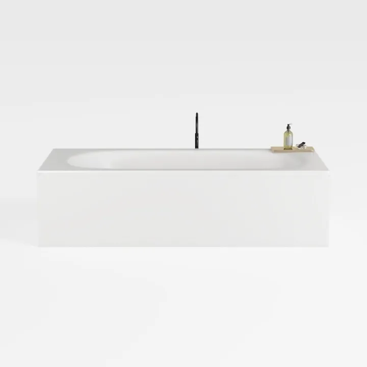 Vanity Art 67 X 32 Inch White Acrylic Freestanding