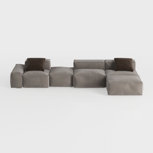 ZeHuoGe L-Shaped Sectional Couches for Living Room