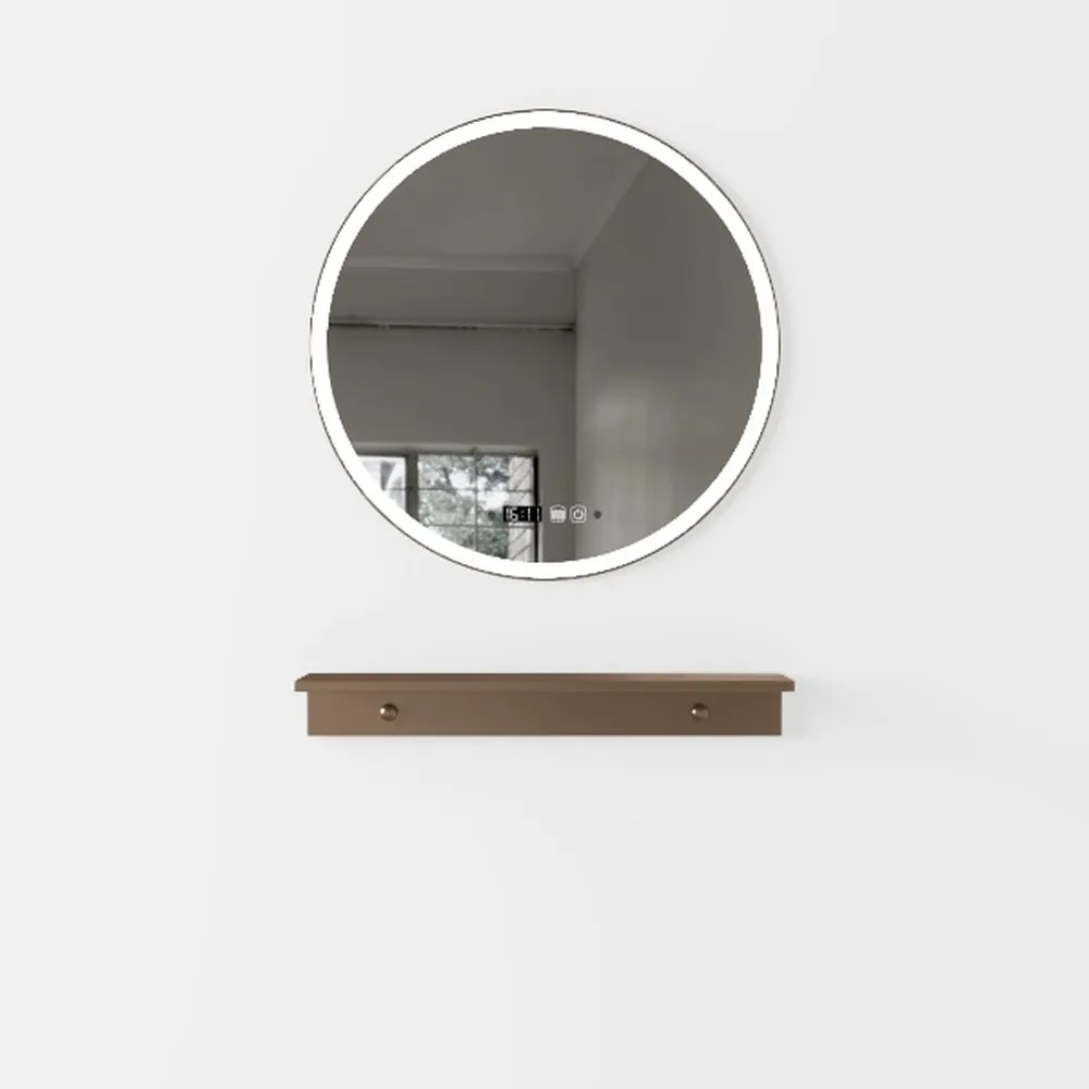 Home bathroom toilet wall-mounted decorative mirror