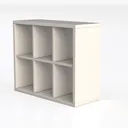 PACHIRA US 9 Cube Storage Shelf Organizer - Open Left 45 Degree View