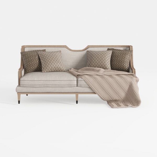 EBELLO Fabric Loveseat Sofa Couch for Living Room,