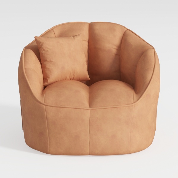 GarveeHome Modern Swivel Barrel Accent Chair, 360°