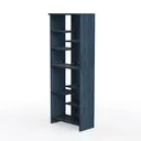 VASAGLE 6-Tier LED Bookshelf, Display Shelf with Left 45 Degree View