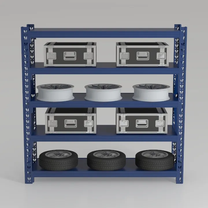 5'5" W Heavy Duty Garage Shelving, 5 Tier