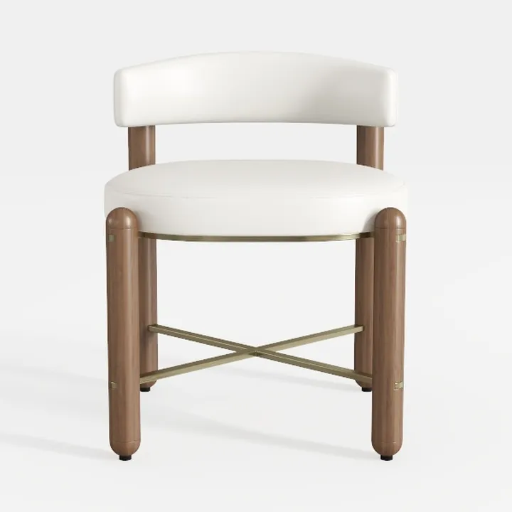 Modern Barrel Accent Chairs Set of 2, Velvet