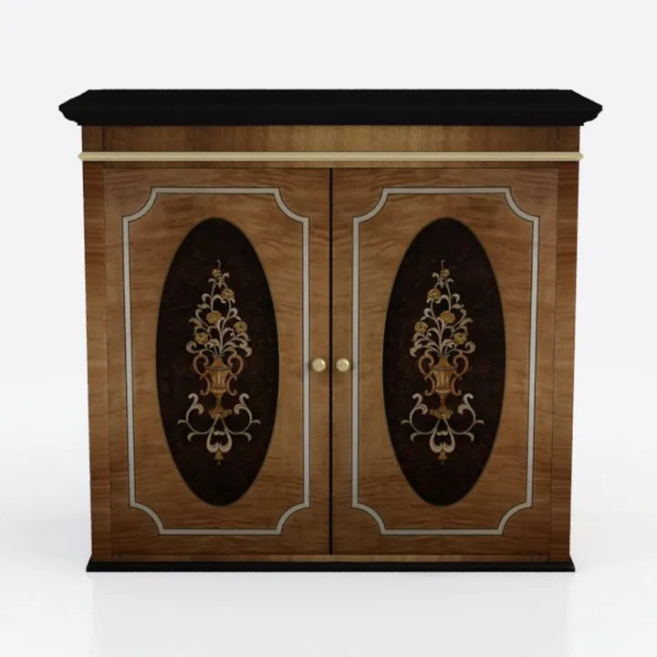 Sophia & William 2-Door Accent Cabinet, Distressed