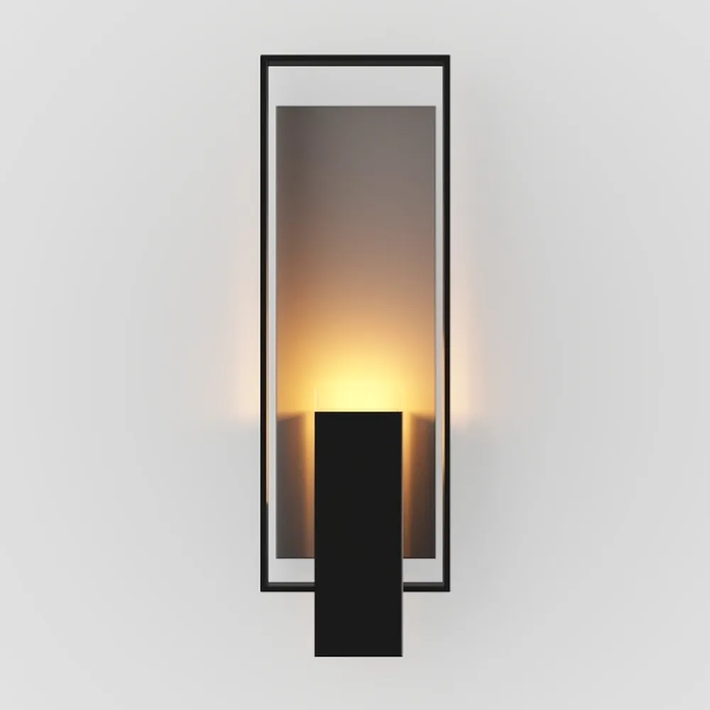 TL0013 Small Retangular Tiffany Lamp Stained Glass