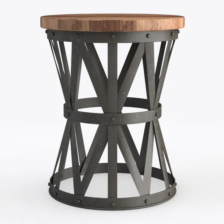 LITTLE TREE End Table, 3-Tier Side Table, Slim