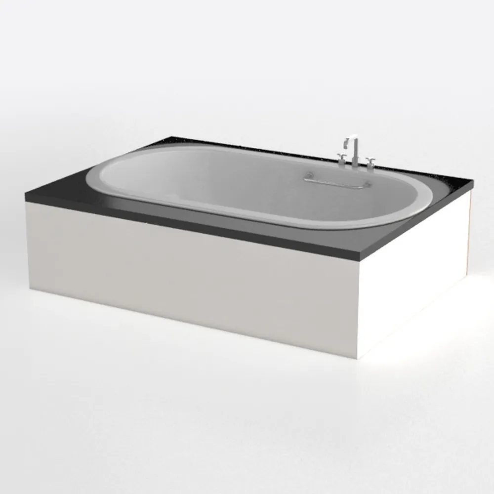 Eviva Teddy 59" Soaking Tub - Glossy White