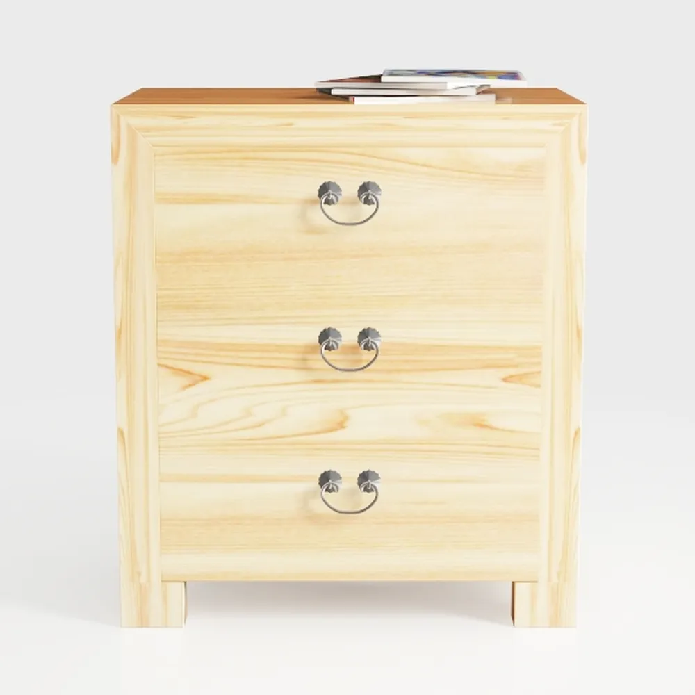 Generic Bedside Table for Bedroom Solid Wood