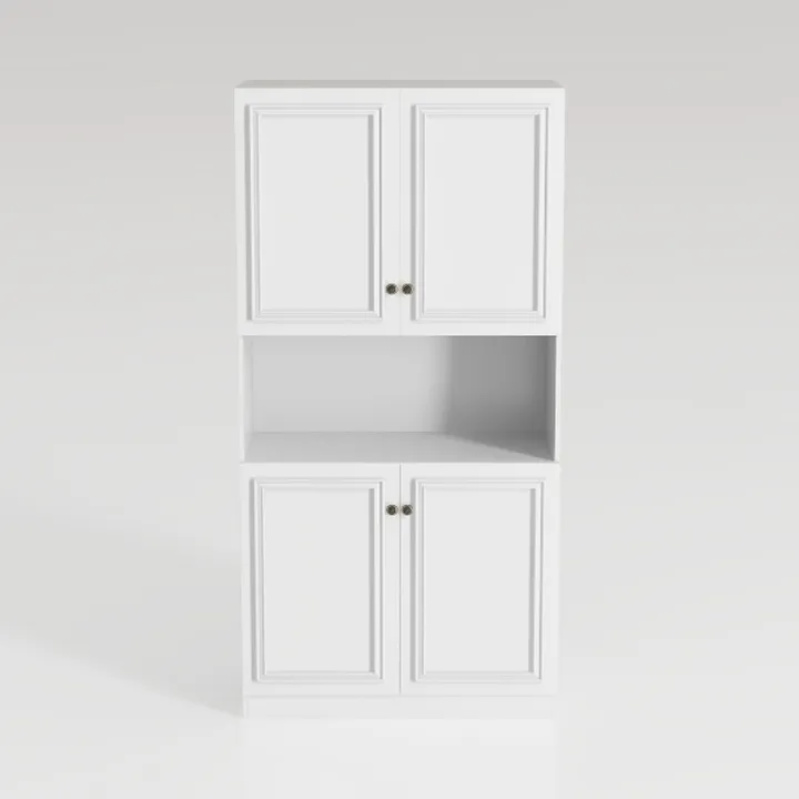 LEYAOYAO Fluted Buffet Cabinet with Storage,
