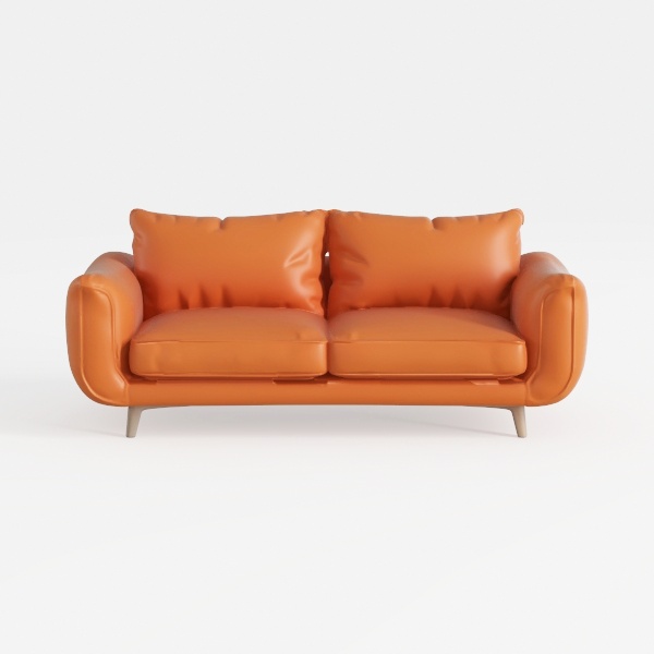 Container Furniture Faux Leather Sofa for The Mode