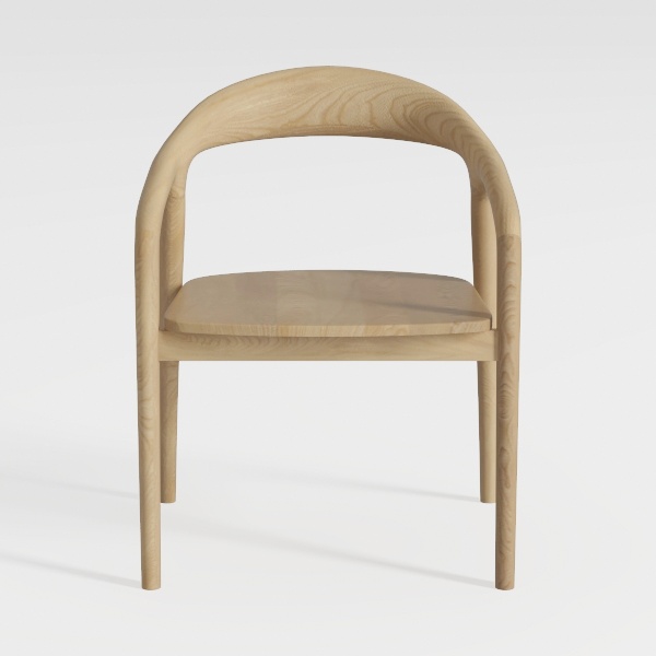 Modern Dining Chair Simple Home Plastic Chair Back