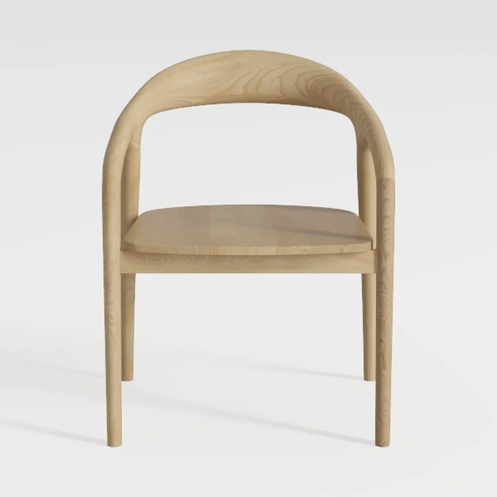 Modern Dining Chair Simple Home Plastic Chair Back