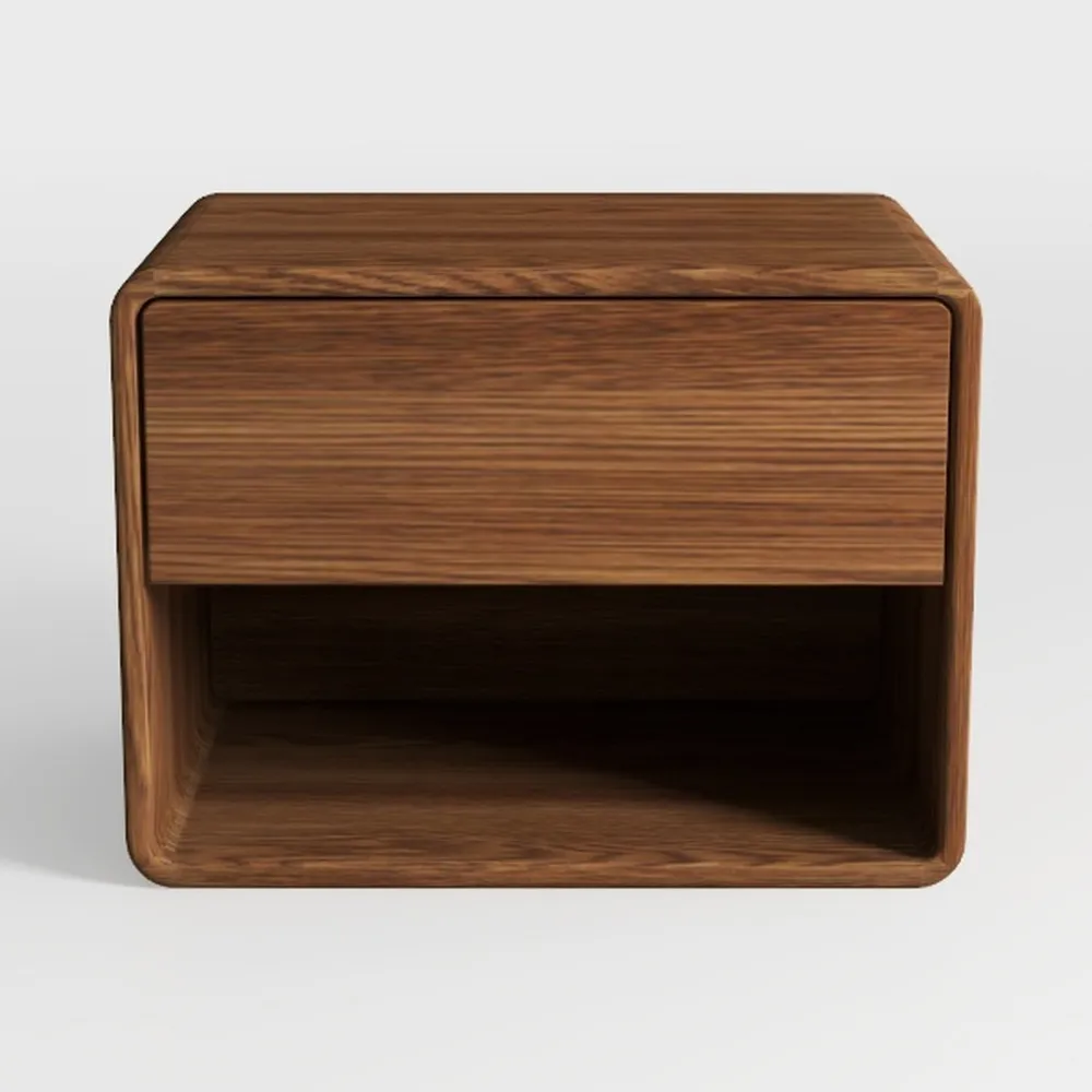 Bedstand Black Walnut All Solid Wood Bedside Table