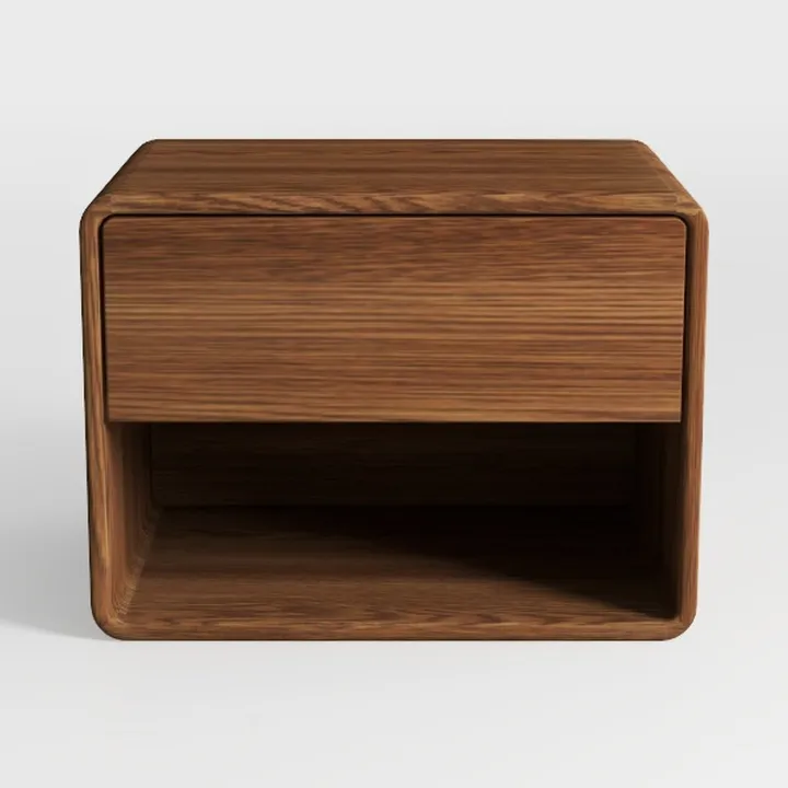 Bedstand Black Walnut All Solid Wood Bedside Table